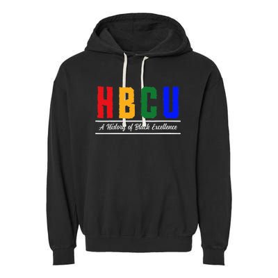 HBCU Historical Black College HBCU Garment-Dyed Fleece Hoodie