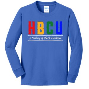 HBCU Historical Black College HBCU Kids Long Sleeve Shirt