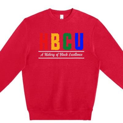 HBCU Historical Black College HBCU Premium Crewneck Sweatshirt