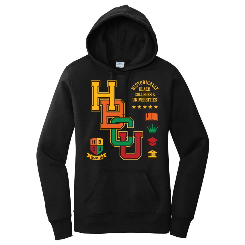 Hbcu Historically Black Colleges Universities Grad Alumni Cute Gift Women's Pullover Hoodie