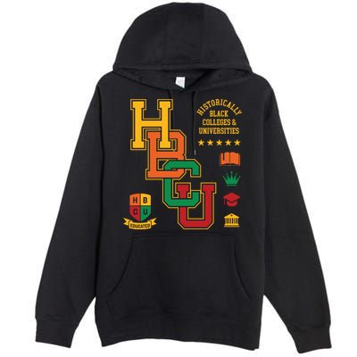 Hbcu Historically Black Colleges Universities Grad Alumni Cute Gift Premium Pullover Hoodie