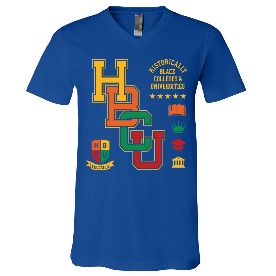 Hbcu Historically Black Colleges Universities Grad Alumni Cute Gift V-Neck T-Shirt