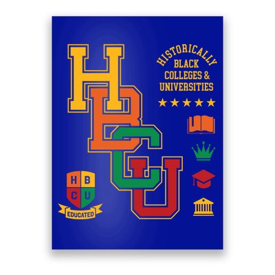 Hbcu Historically Black Colleges Universities Grad Alumni Cute Gift Poster