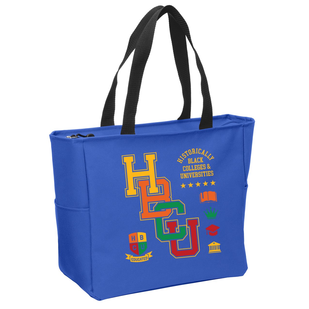 Hbcu Historically Black Colleges Universities Grad Alumni Cute Gift Zip Tote Bag