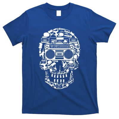 Hip Hop Boombox Hiphop Boombox Skull Bboy Breakdancing Rap T-Shirt
