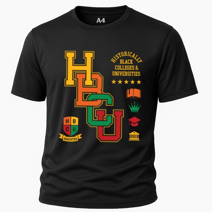 Hbcu Historically Black Colleges Universities Grad Alumni Gift Cooling Performance Crew T-Shirt