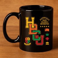 Hbcu Historically Black Colleges Universities Grad Alumni Gift 11oz C Handle Ceramic Mug