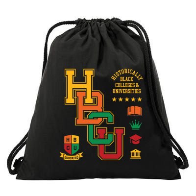 Hbcu Historically Black Colleges Universities Grad Alumni Gift Drawstring Bag