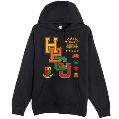 Hbcu Historically Black Colleges Universities Grad Alumni Gift Premium Pullover Hoodie