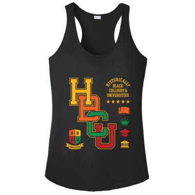Hbcu Historically Black Colleges Universities Grad Alumni Gift Ladies PosiCharge Competitor Racerback Tank