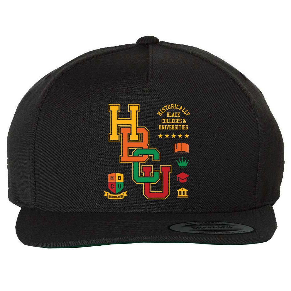 Hbcu Historically Black Colleges Universities Grad Alumni Gift Wool Snapback Cap