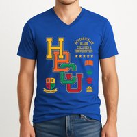 Hbcu Historically Black Colleges Universities Grad Alumni Gift V-Neck T-Shirt