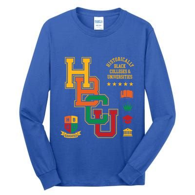 Hbcu Historically Black Colleges Universities Grad Alumni Gift Tall Long Sleeve T-Shirt