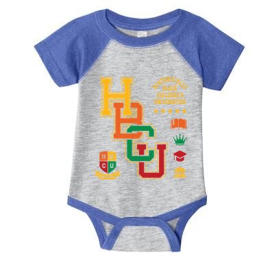 Hbcu Historically Black Colleges Universities Grad Alumni Gift Infant Baby Jersey Bodysuit