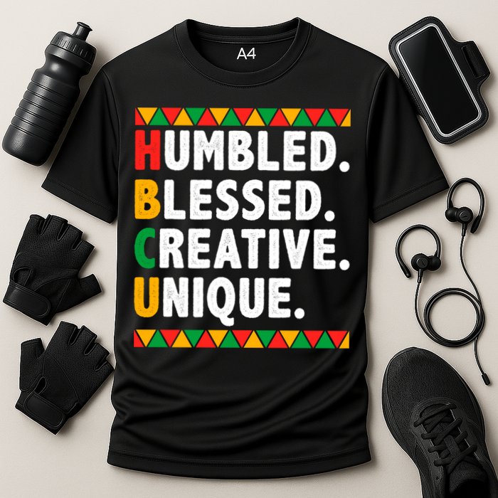 Hbcu Humbled Blessed Creative Unique Cool Gift Cooling Performance Crew T-Shirt