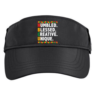 Hbcu Humbled Blessed Creative Unique Cool Gift Adult Drive Performance Visor