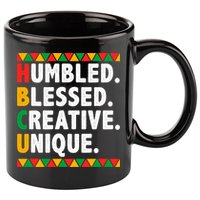 Hbcu Humbled Blessed Creative Unique Cool Gift 11oz C Handle Ceramic Mug