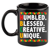 Hbcu Humbled Blessed Creative Unique Cool Gift 11oz C Handle Ceramic Mug