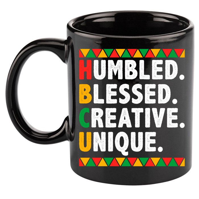 Hbcu Humbled Blessed Creative Unique Cool Gift 11oz C Handle Ceramic Mug