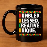 Hbcu Humbled Blessed Creative Unique Cool Gift 11oz C Handle Ceramic Mug