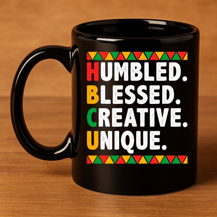 Hbcu Humbled Blessed Creative Unique Cool Gift 11oz C Handle Ceramic Mug