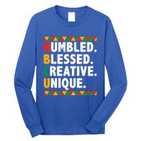 Hbcu Humbled Blessed Creative Unique Cool Gift Long Sleeve Shirt