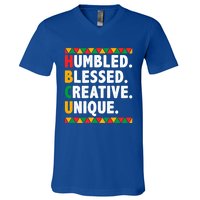 Hbcu Humbled Blessed Creative Unique Cool Gift V-Neck T-Shirt