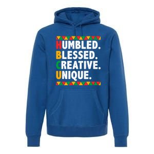 Hbcu Humbled Blessed Creative Unique Cool Gift Premium Hoodie