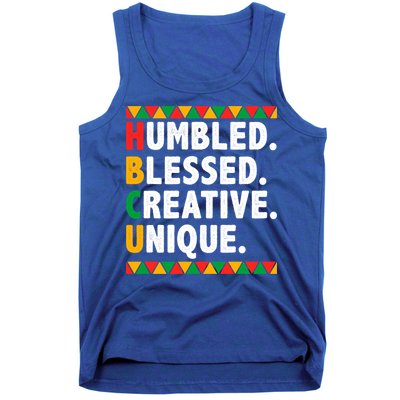 Hbcu Humbled Blessed Creative Unique Cool Gift Tank Top
