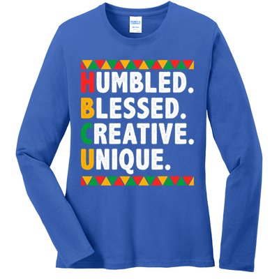 Hbcu Humbled Blessed Creative Unique Cool Gift Ladies Long Sleeve Shirt
