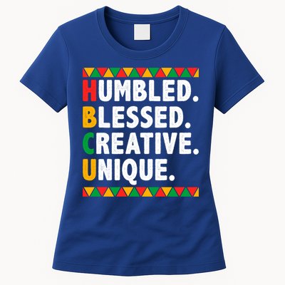 Hbcu Humbled Blessed Creative Unique Cool Gift Womens T-Shirt