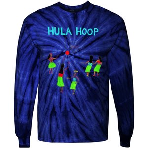 Hula Hoop Basketball Tie-Dye Long Sleeve Shirt