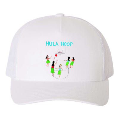 Hula Hoop Basketball Yupoong Adult 5-Panel Trucker Hat