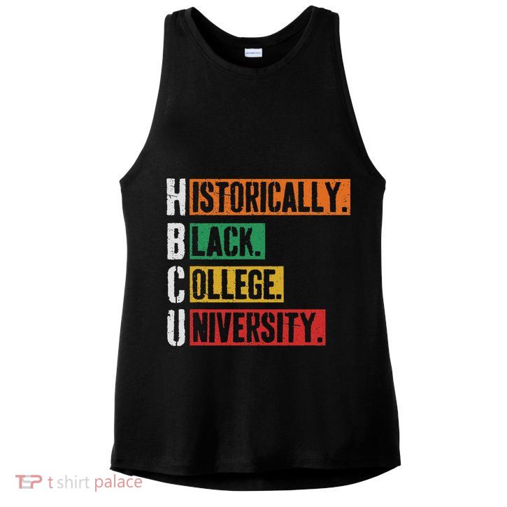 Hbcu Historically Black College Black History Ladies PosiCharge Tri-Blend Wicking Tank