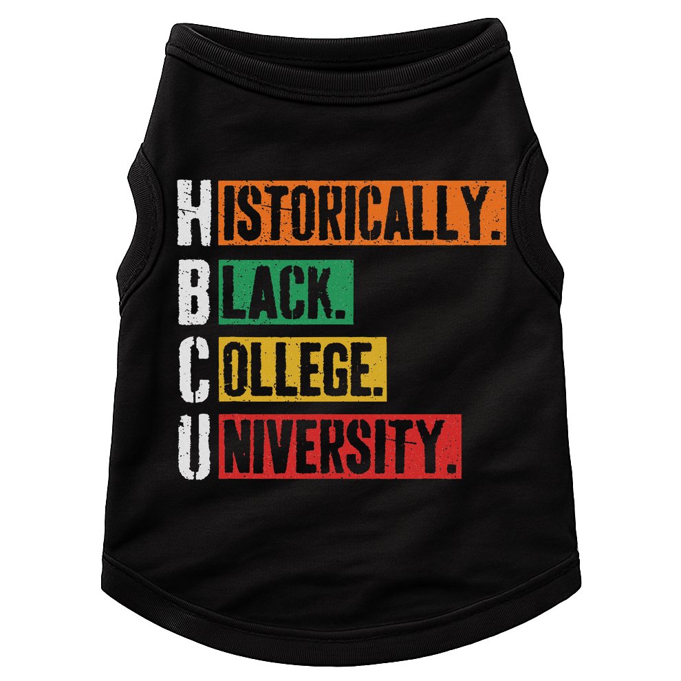 Hbcu Historically Black College Black History Doggie Tank
