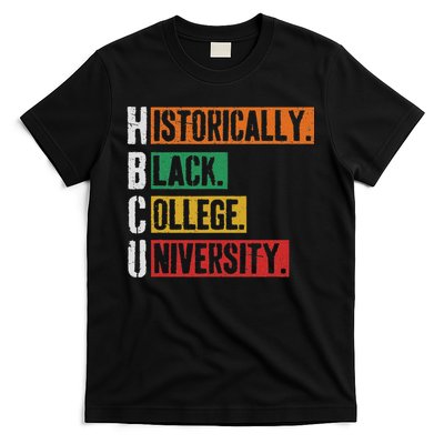 Hbcu Historically Black College Black History T-Shirt