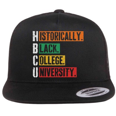 Hbcu Historically Black College Black History Flatbill Hat
