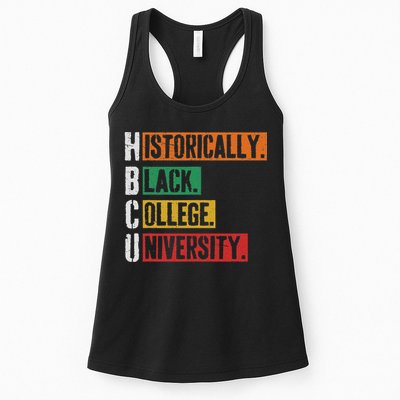 Hbcu Historically Black College Black History Womens Tank Top