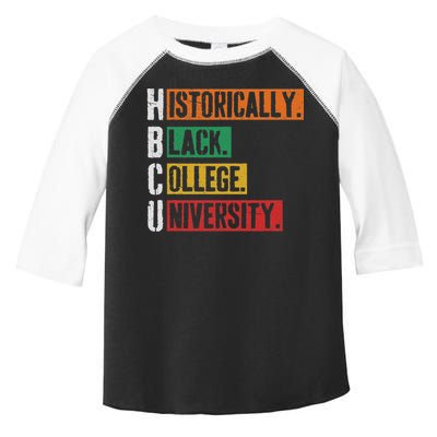 Hbcu Historically Black College Black History Toddler Fine Jersey T-Shirt