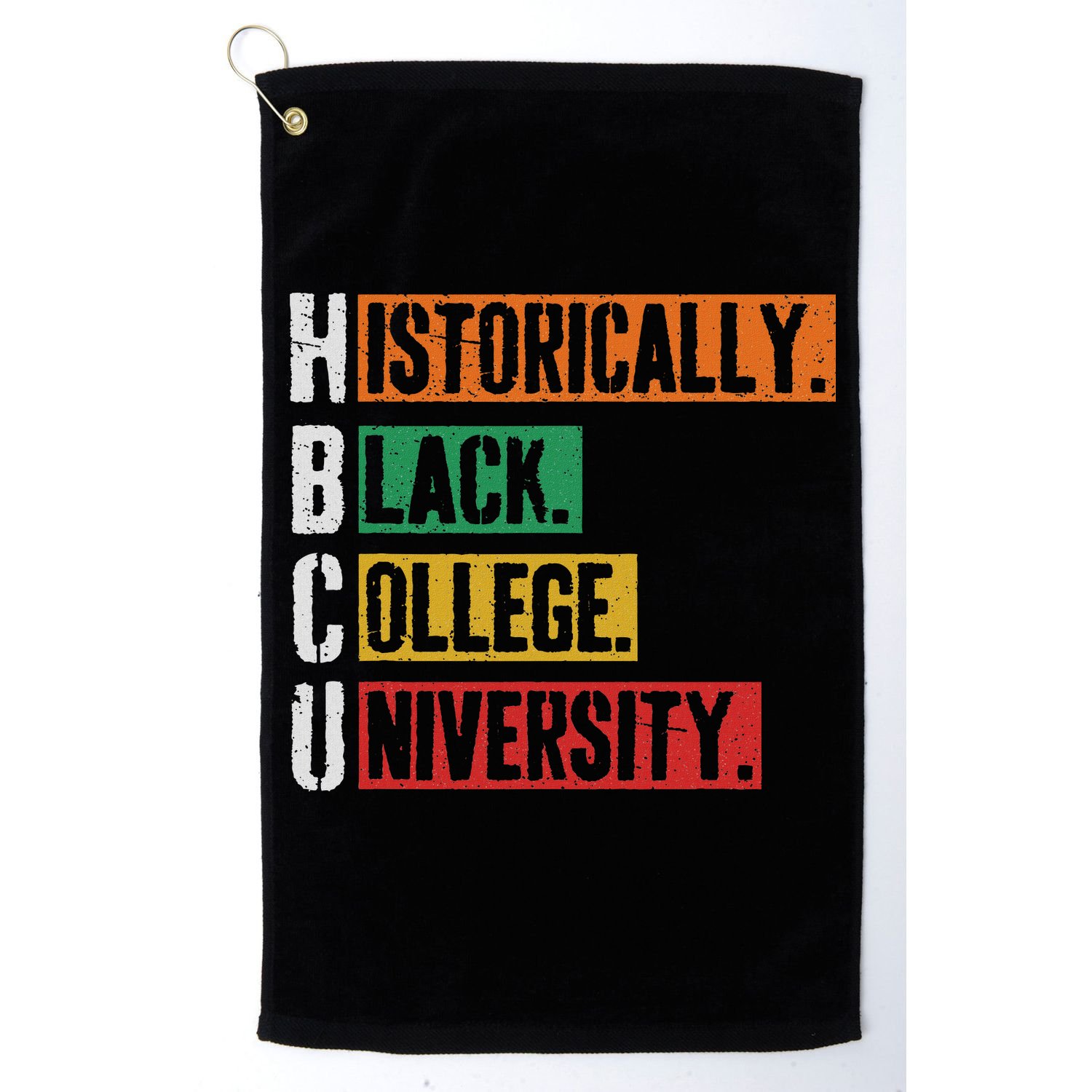 Hbcu Historically Black College Black History Golf Towel