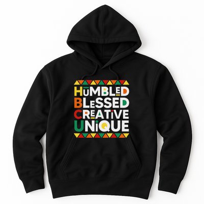 Hbcu Humbled Blessed Creative Unique Historical Black Hoodie