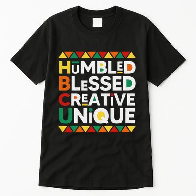 Hbcu Humbled Blessed Creative Unique Historical Black Tall T-Shirt