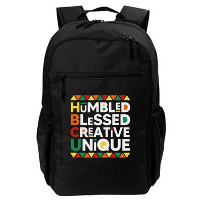 Hbcu Humbled Blessed Creative Unique Historical Black Backpack