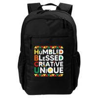 Hbcu Humbled Blessed Creative Unique Historical Black Backpack