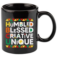 Hbcu Humbled Blessed Creative Unique Historical Black 11oz C Handle Ceramic Mug