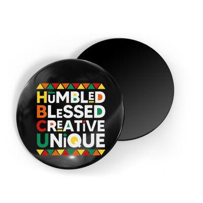 Hbcu Humbled Blessed Creative Unique Historical Black Magnet