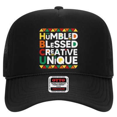 Hbcu Humbled Blessed Creative Unique Historical Black Trucker Hat