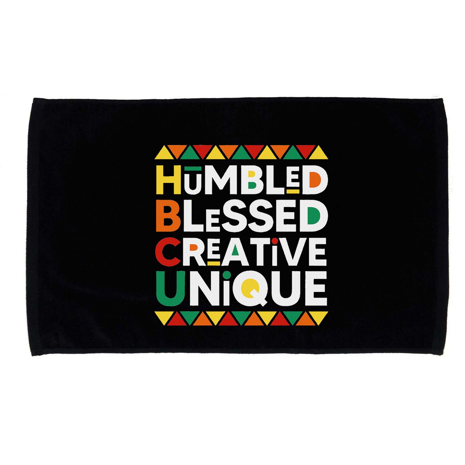 Hbcu Humbled Blessed Creative Unique Historical Black Microfiber Hand Towel