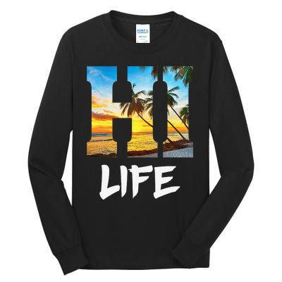 Hawaii Hawaiian Beach Aloha Summer Vacation Gifts Souvenir Tall Long Sleeve T-Shirt