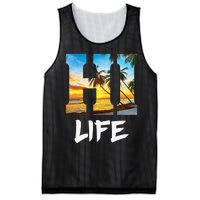 Hawaii Hawaiian Beach Aloha Summer Vacation Gifts Souvenir Mesh Reversible Basketball Jersey Tank